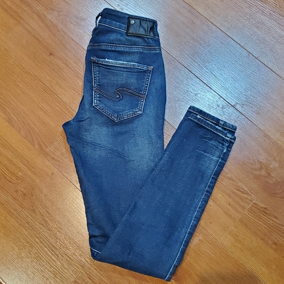 Silver Joga Aiko High Skinny Jeans - Picture 2 of 5